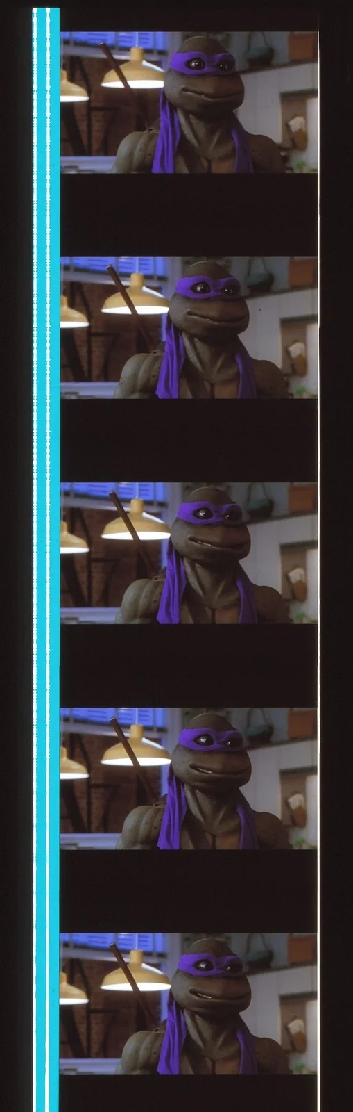 Teenage Mutant Ninja Turtles II Ooze 35mm Film Cell strip very Rare var_b, изображение 3