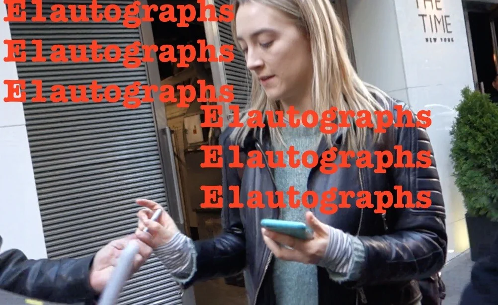 Saoirse Ronan — Saoirse Ronan signed 11x14 Photo - In Person. Lady Bird, изображение 2