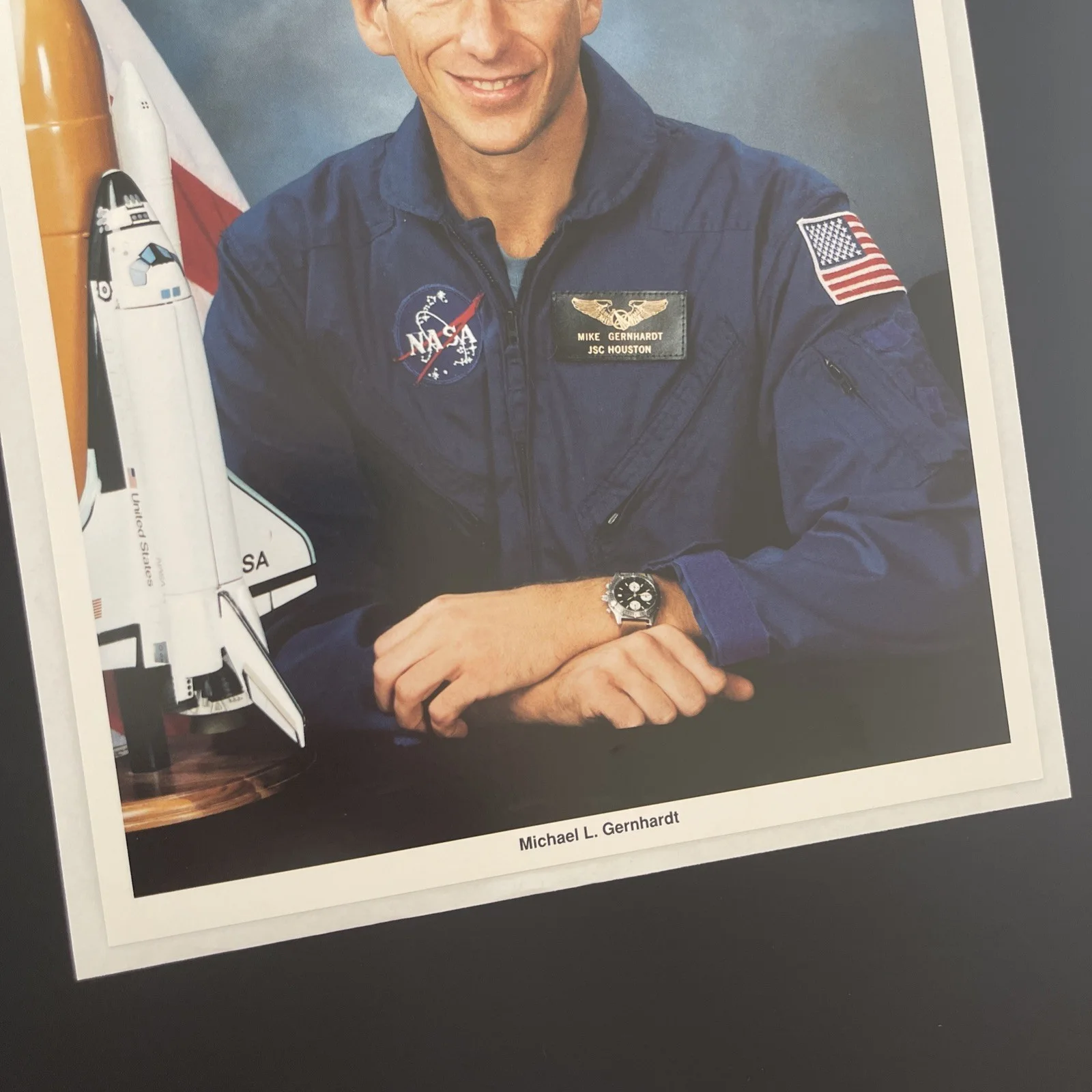 Michael L. Gernhardt: Hand Signed NASA Photograph 8x10 - KSK, image 4