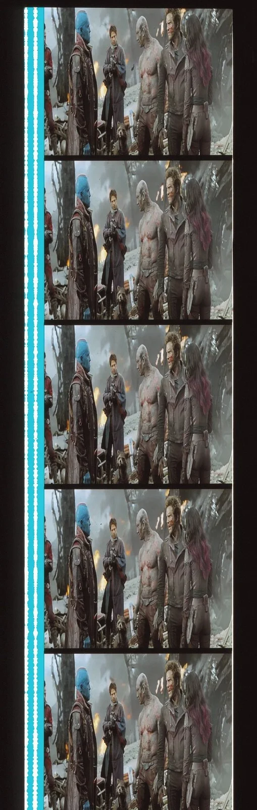 Guardians of the Galaxy 35mm Film Cell strip very Rare var_b, image 3
