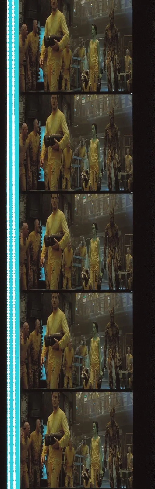 Guardians of the Galaxy 35mm Film Cell strip very Rare var_b, image 4