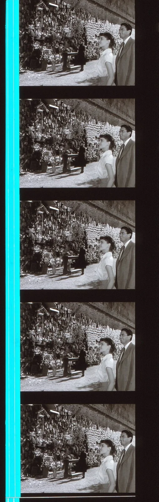 Roman Holiday Audrey Hepburn 35mm Film Cell strip very Rare var_b, image 4