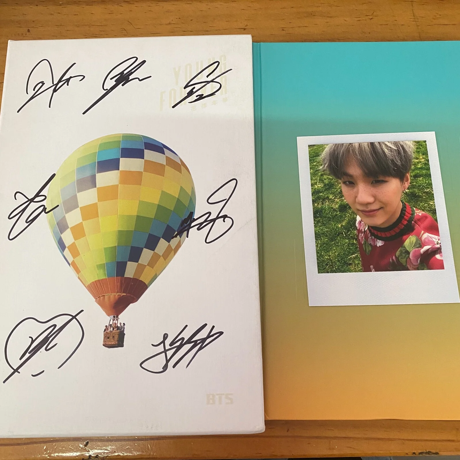 BTS YOUNG FOREVER 花樣年華 CD Autographed Signed K-POP With Photo Cards RARE 2016, image 3