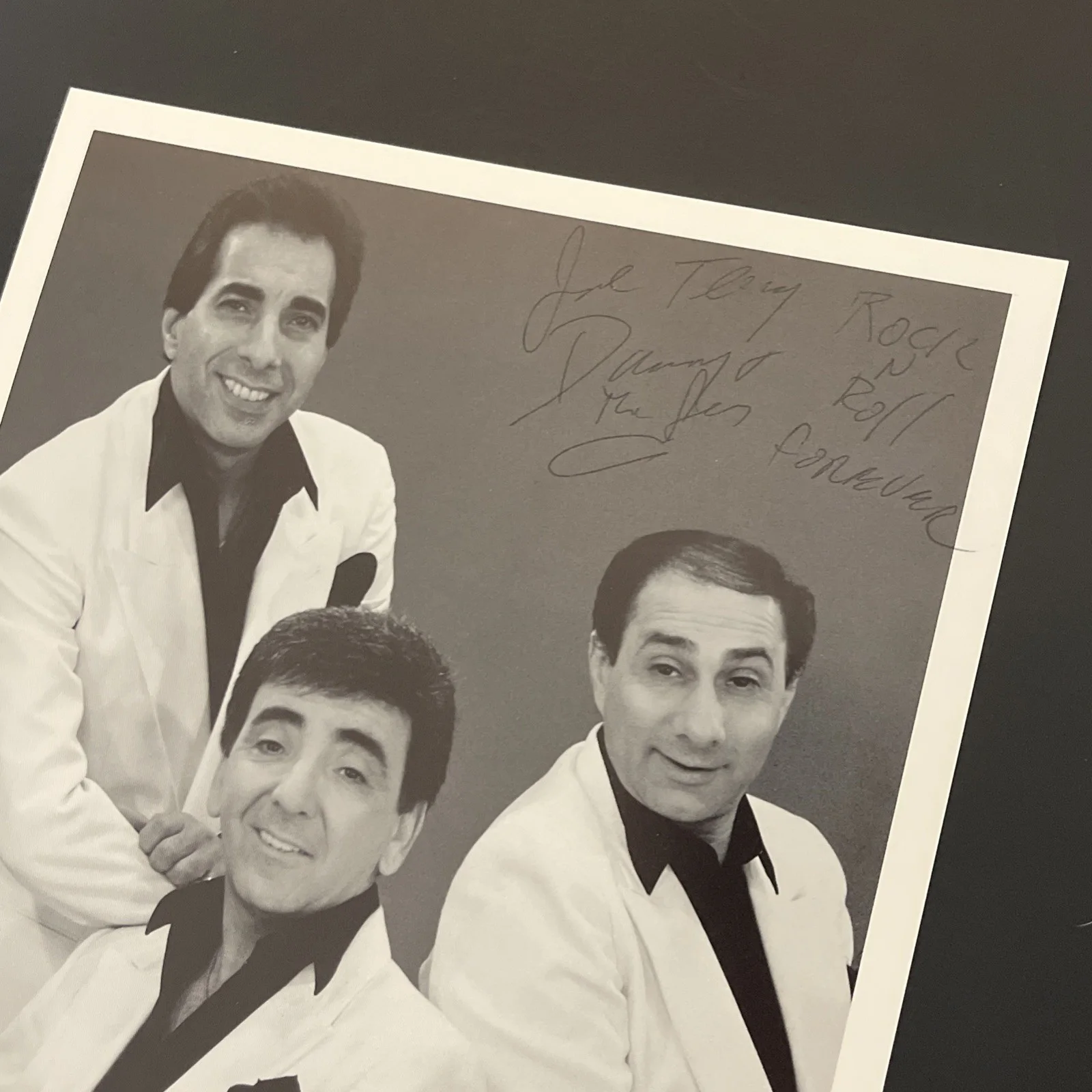 DANNY & THE JUNIORS, Joe Jerry: Hand Signed Celebrity Photo 8 x 10” / KSK, изображение 3
