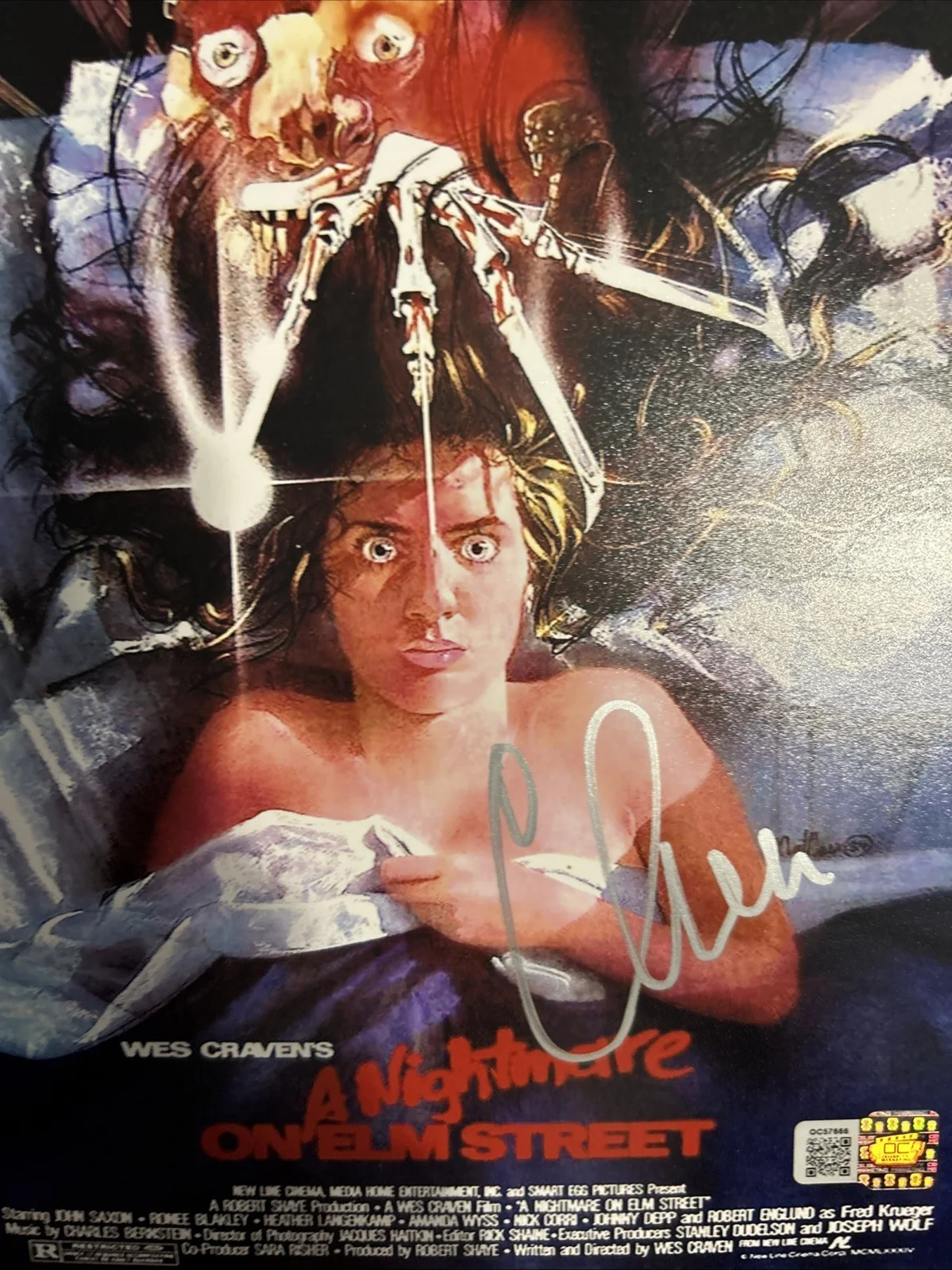 Charles Fleischer autographed signed 8x10 Nightmare on Elm St. COA, image 3