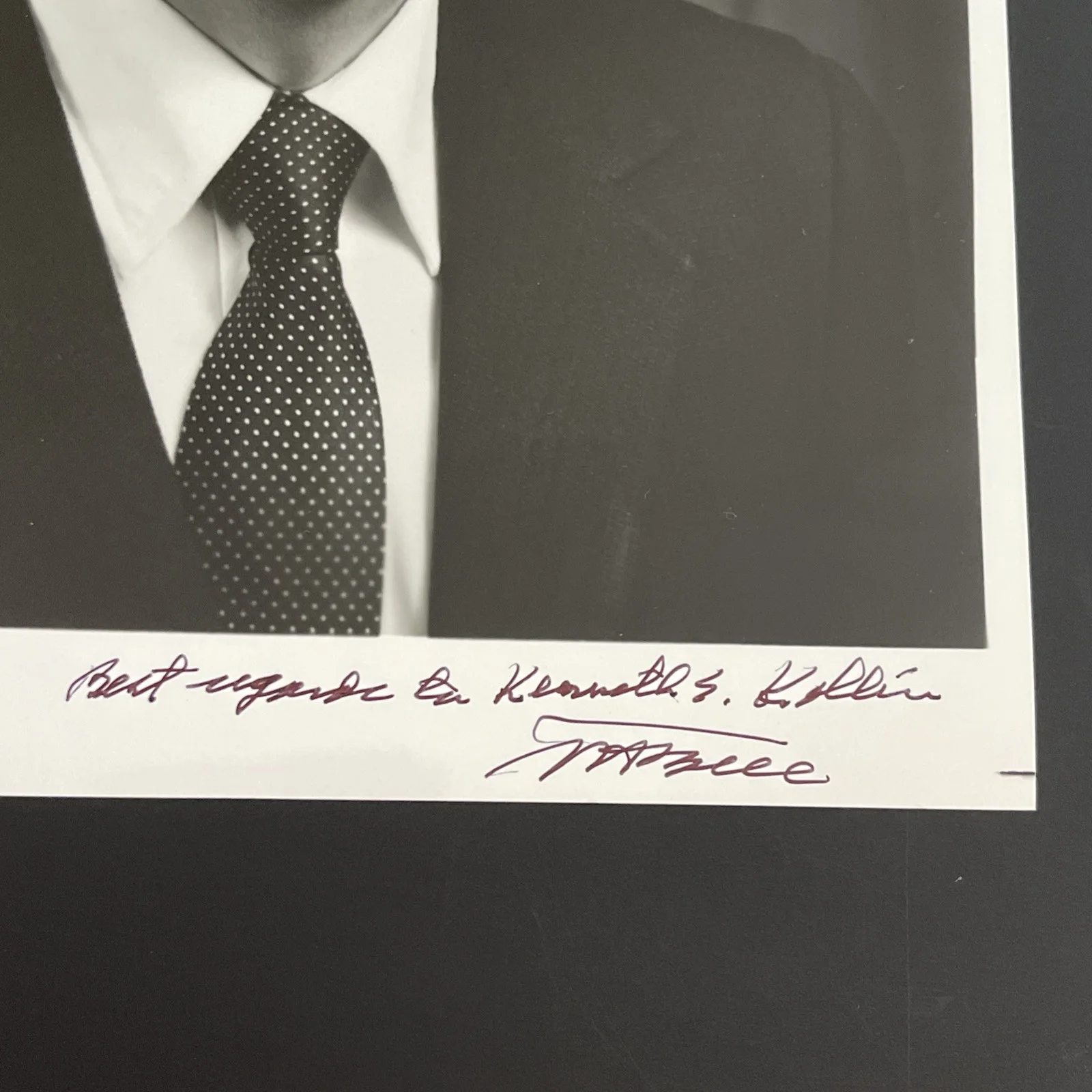Sec. Of Education Terrel H. Bell: Hand Signed Political Photograph 8x10“ / KSK, image 2