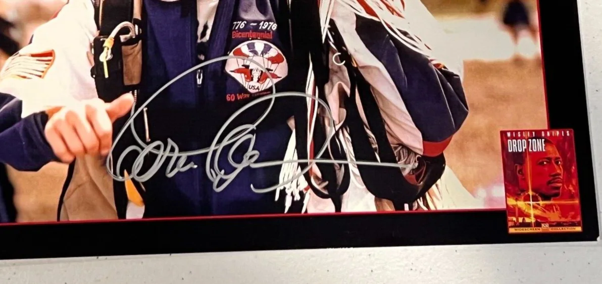 Corin Nemic — CORIN NEMIC Drop Zone HAND SIGNED 8" X 10" Color Photo, image 2