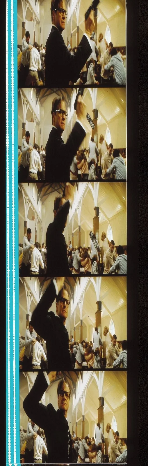 Kingsman The Secret Service 35mm Film Cell strip very Rare var_b, image 4