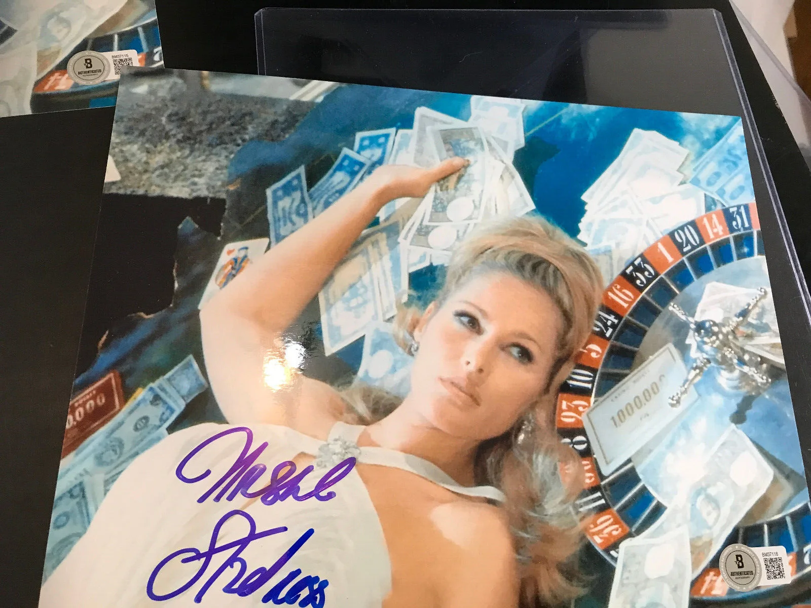 Ursula Andress — URSULA ANDRESS BAS Beckett signed autograph 10x8 auto JAMES BOND CASINO ROYALE