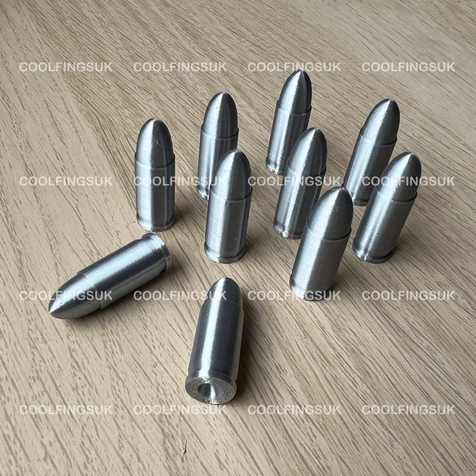 3D Printed Replica lifesize 9mm Bullets For Cosplay Fancydress Or Movie Prop, image 4