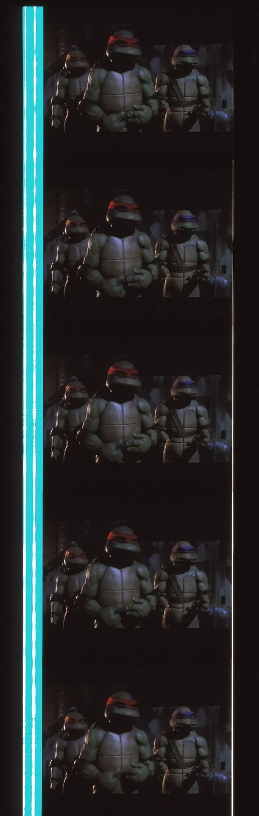 Teenage Mutant Ninja Turtles 1990 35mm Film Cell strip very Rare var_e, изображение 3