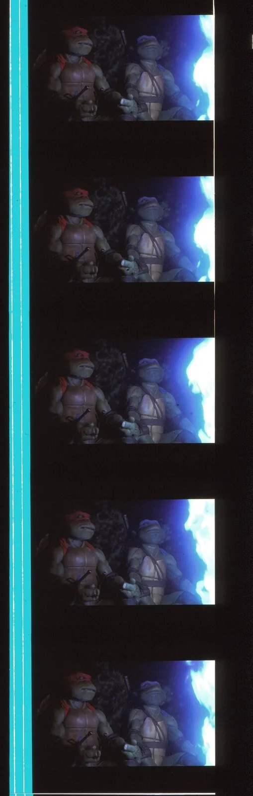 Teenage Mutant Ninja Turtles 1990 35mm Film Cell strip very Rare var_e, изображение 4