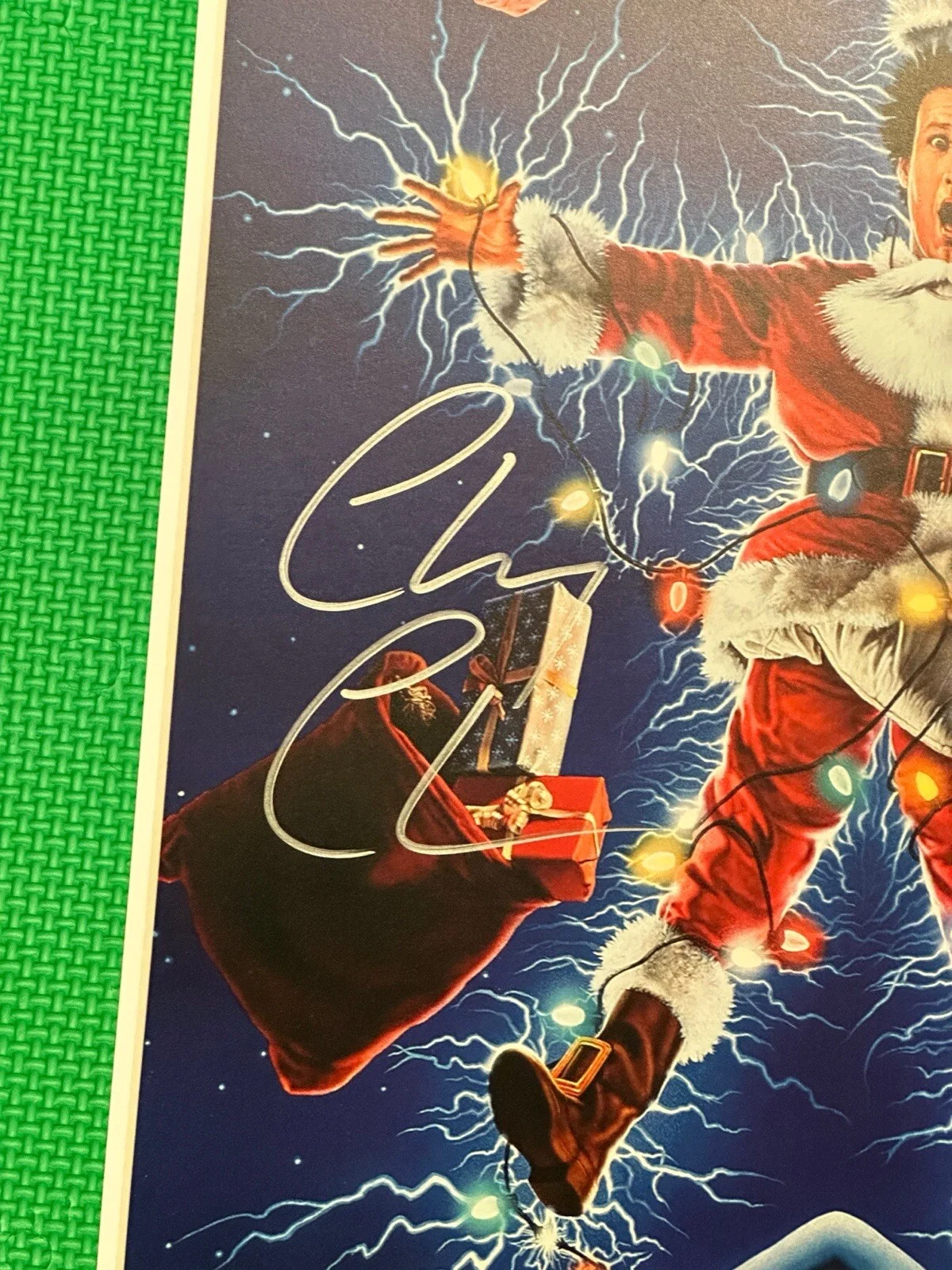 Chevy Chase Signed 11x17 Mini Poster Christmas Vacation BAS Autograph Authentic, image 2