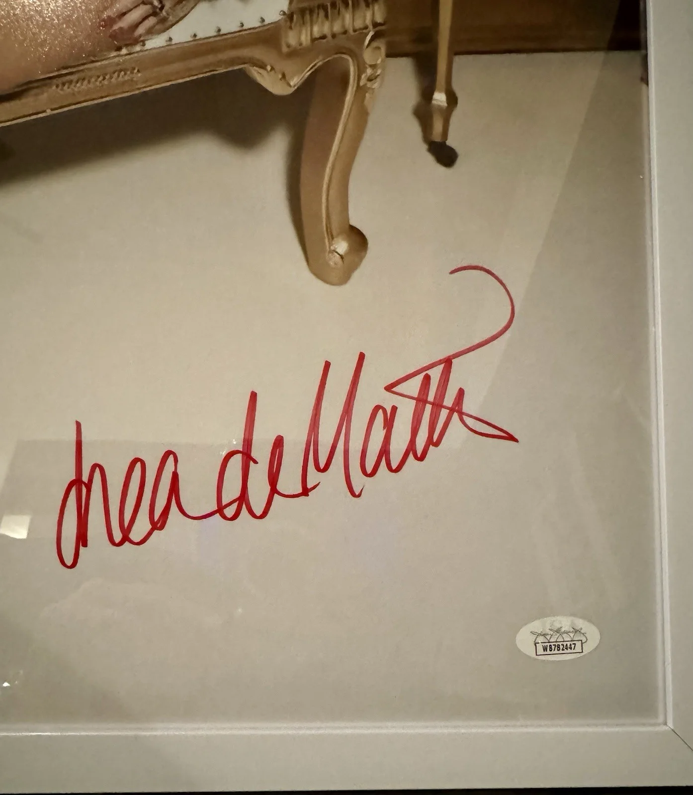 Drea De Matteo Aka Adriana La Cerva on The Sopranos signed 16x20 Pic Framed JSA, image 2
