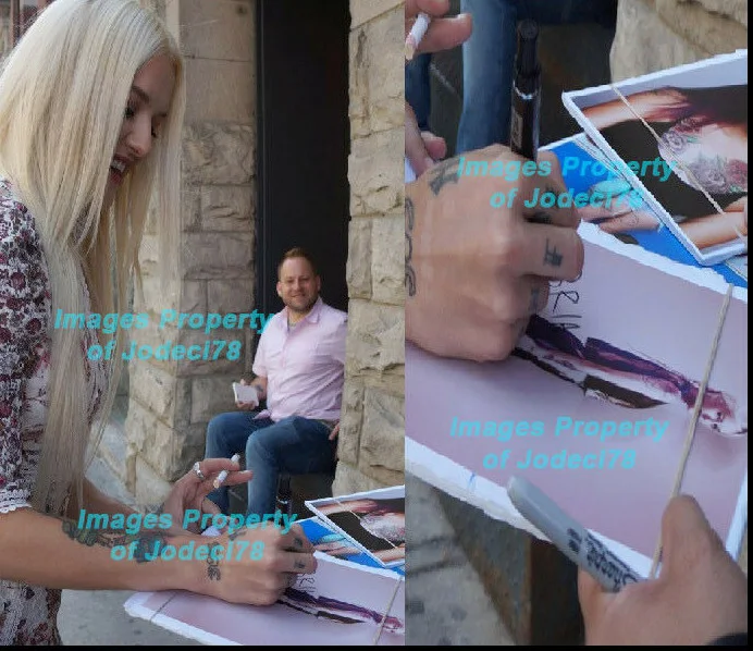 Bria Vinaite — Bria Vinaite Signed Autographed The Florida Project 8x10 Photo PROOF ACOA B, image 3