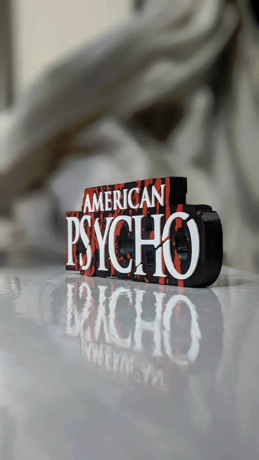 AMERICAN PSYCHO display with collectibles BALE Beena Studio, image 2