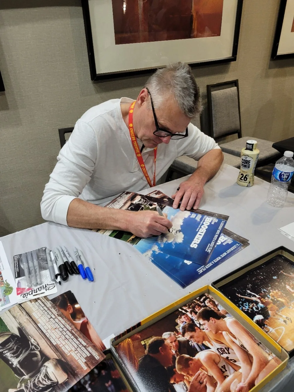 Maris Valainis — Maris Valainis Jimmy Chitwood signed 11x17 photo Gene Hackman Hoosiers I'll Make, изображение 2