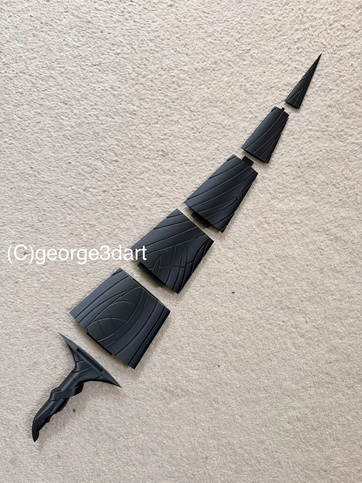 Pure Nail - Final Upgrade - Hollow Knight 3d printed Cosplay Prop, image 2