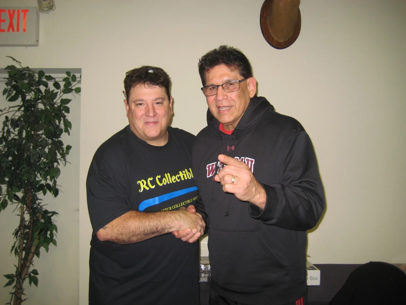 GREG THE HAMMER VALENTINE, TITO SANTANA — GREG THE HAMMER VALENTINE & TITO SANTANA WWF HOFs AUTOGRAPHED PHOTO COA FR SHIP!, image 3