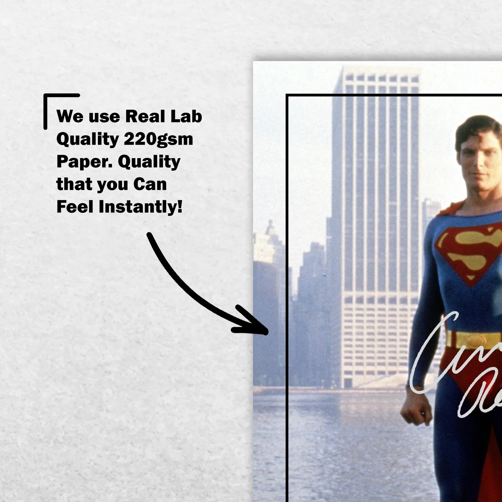 Christopher Reeve Signed Superman 8x6 Pre Printed Autograph Photo Memorabilia, image 4