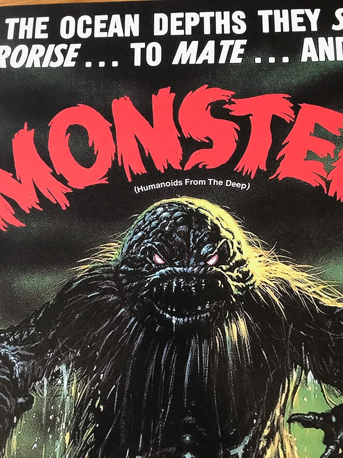 Poster Monster Humanoids From The Deep 430mm x 640mm (bit bigger than A2), image 3