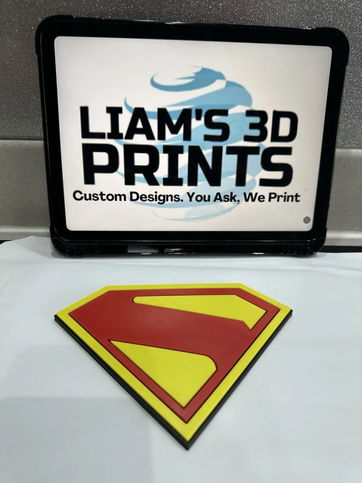 Decorative Superman Legacy 2025 logo Sign Display DC Pops, image 3