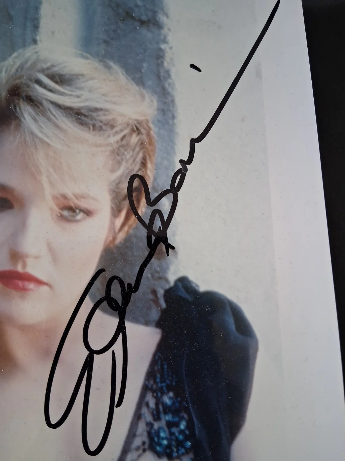 Sexy Smoking Celebrity Ellen Barkin Actress Hand Signed 8x10 Photo, image 2