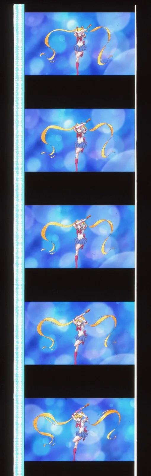 Sailor Moon 35mm Film Cell strip very Rare var_e, image 3