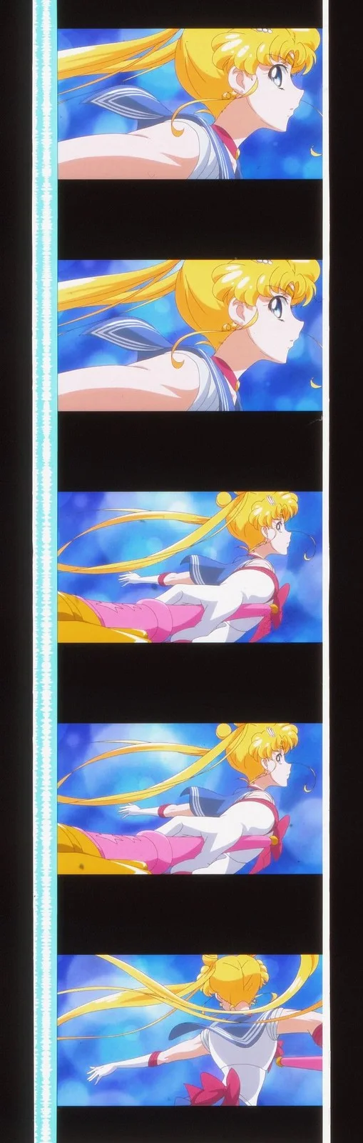 Sailor Moon 35mm Film Cell strip very Rare var_e, image 5