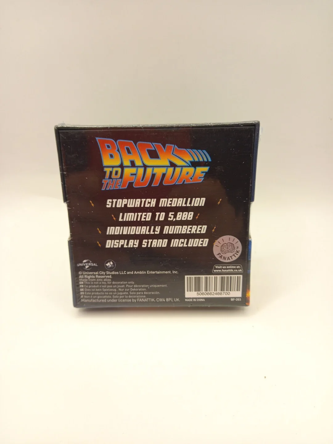 Back To The Future Limited Edition Stopwatch Medallion - Only 5000 Worldwide, image 4