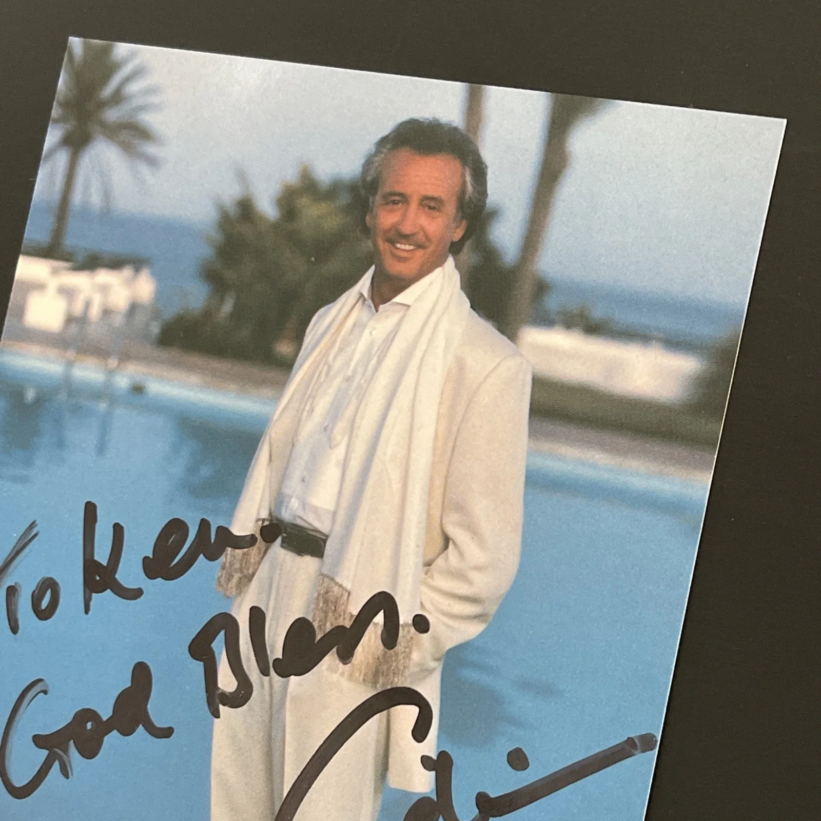 TONY CHRISTIE: Hand Signed Celebrity Photo 4 x 6” / KSK, image 3