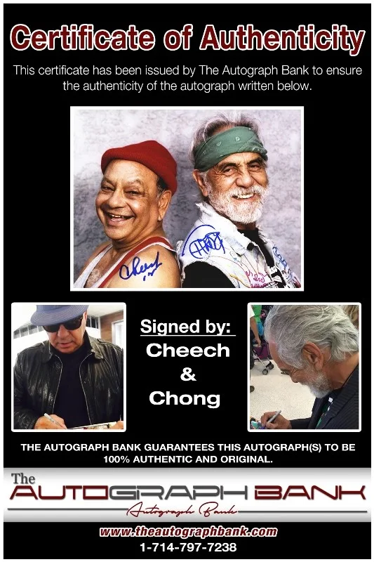 Cheech, Chong — Cheech & Chong authentic signed celebrity 8x10 photo W/Cert Autographed 51816e1, image 2