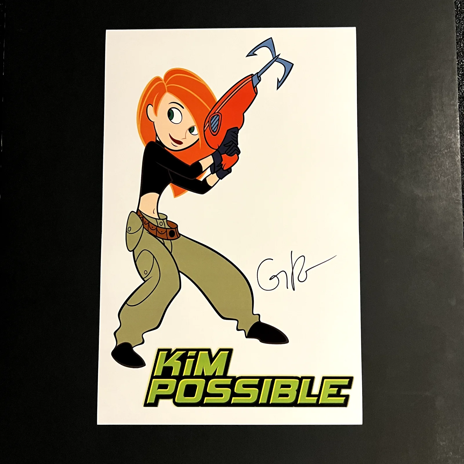 Christy Carlson Romano — Signed Christy Carlson Romano Kim Possible Poster, Exact Video Proof (Autograph), image 3