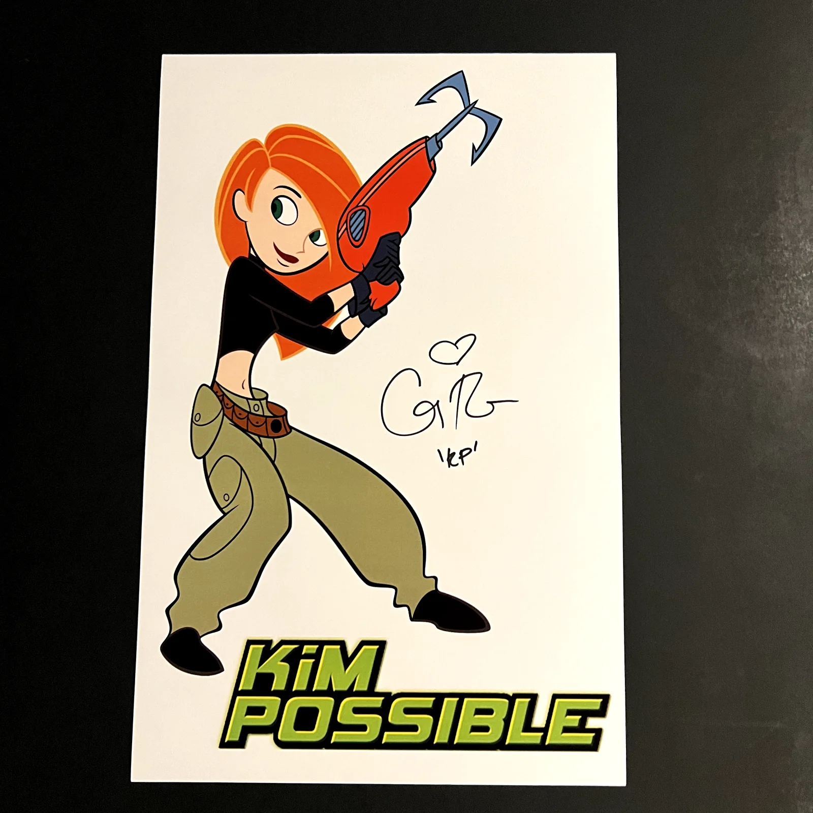 Christy Carlson Romano — Signed Christy Carlson Romano Kim Possible Poster, Exact Video Proof (Autograph), image 4