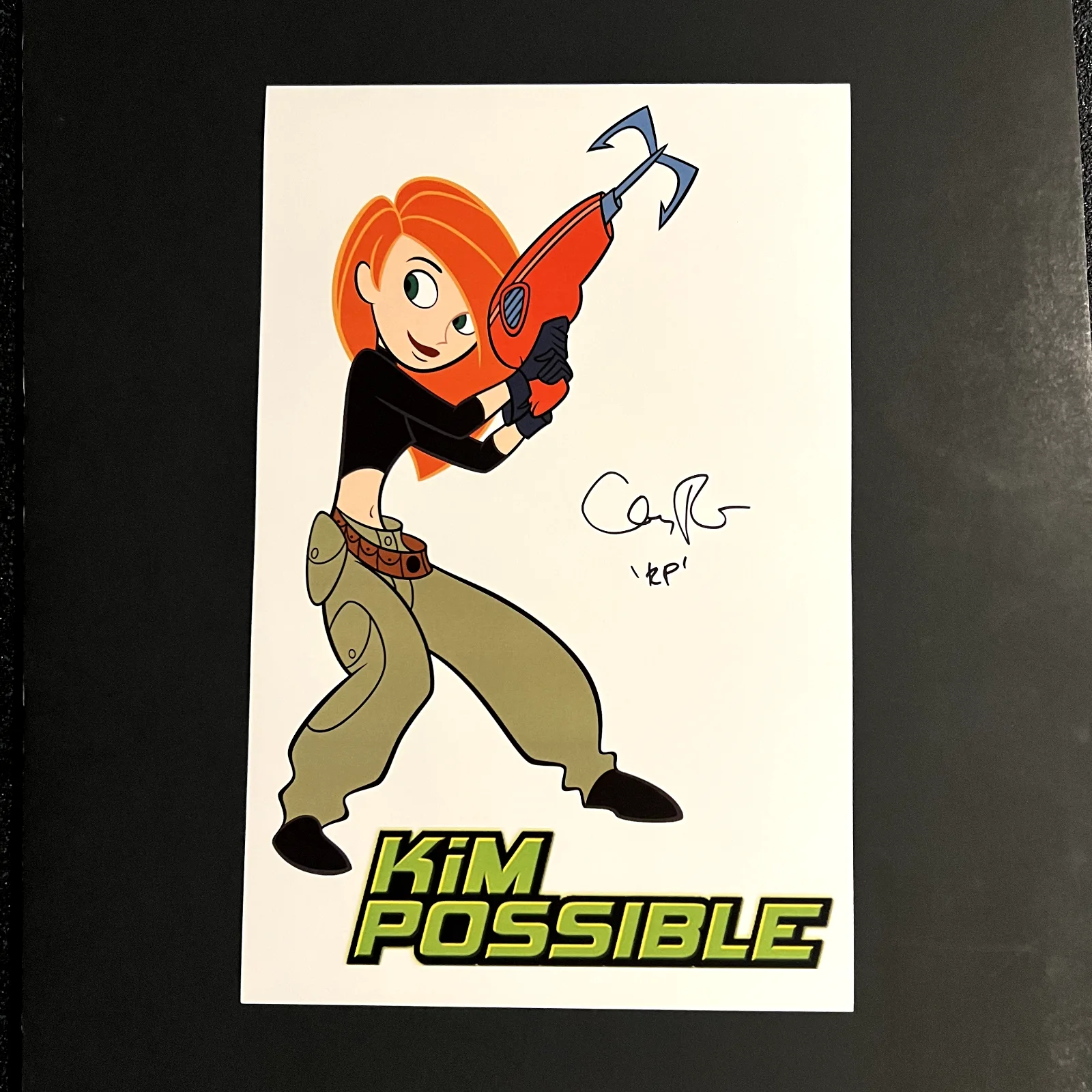 Christy Carlson Romano — Signed Christy Carlson Romano Kim Possible Poster, Exact Video Proof (Autograph), image 5