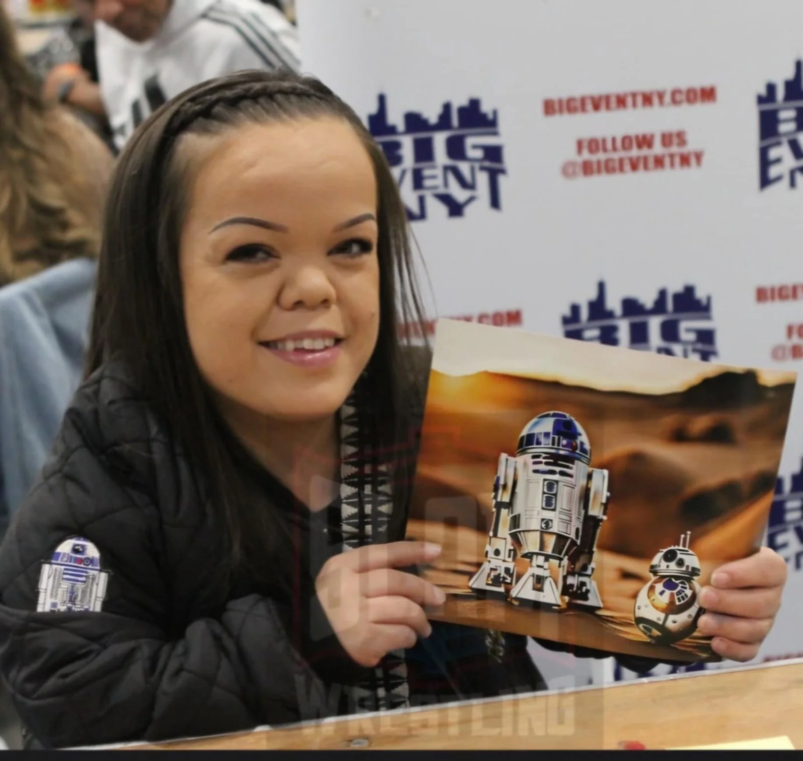 Christine Galey — Christine Galey Star Wars R2-D2 signed AUTOGRAPHED 8x10 photo JSA COA METALLIC, image 3