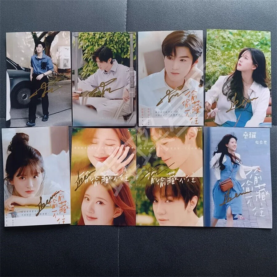 Zhao Lusi, Chen Zheyuan — Chinese Dramas Hidden Love Zhao Lusi Chen Zheyuan Signature Photo Autographed