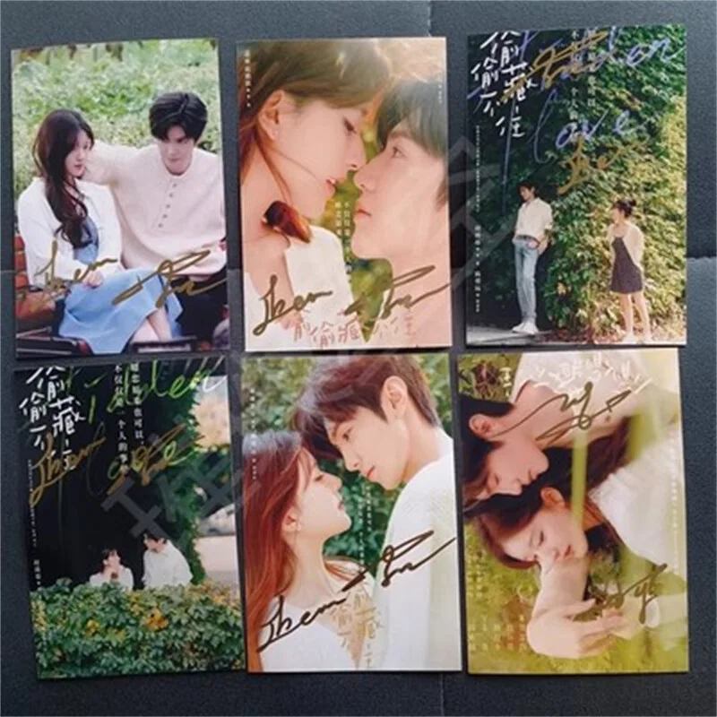 Zhao Lusi, Chen Zheyuan — Chinese Dramas Hidden Love Zhao Lusi Chen Zheyuan Signature Photo Autographed, изображение 3