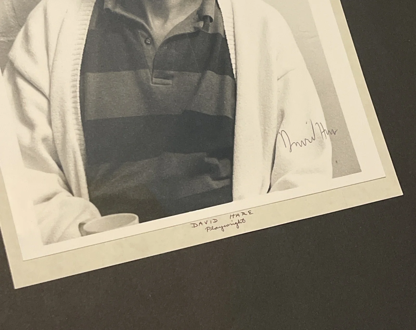 David Hare: Hand Signed Celebrity Photograph 8 x 10 - Playwright / KSK, image 4
