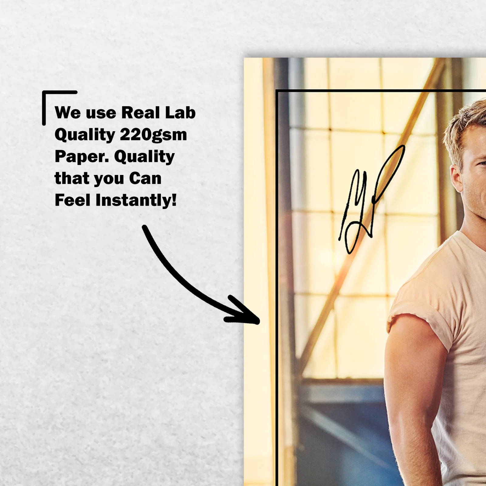 Glen Powell Signed Top Gun Maverick 8x6 Pre Printed Autograph Photo Memorabilia, изображение 4