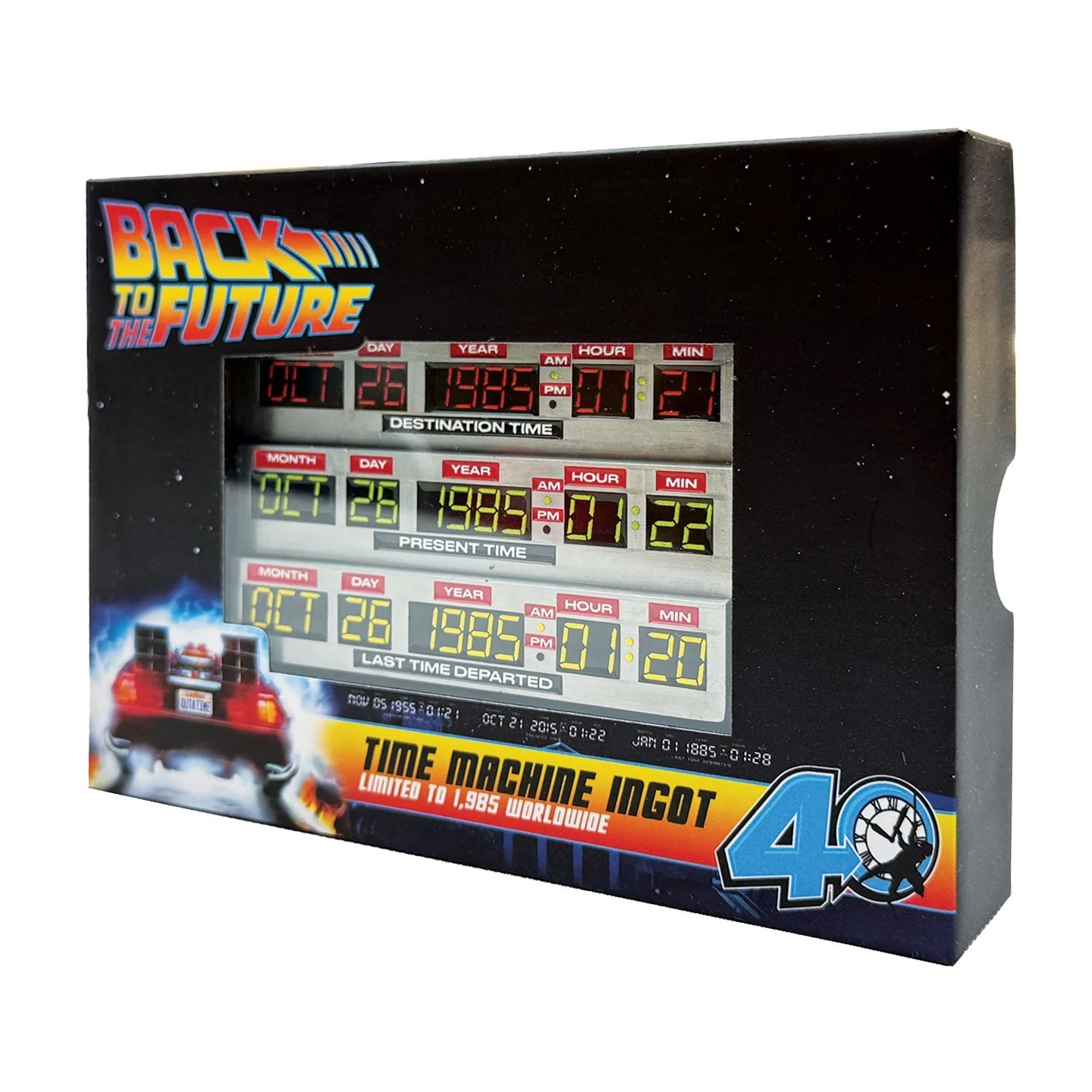 Back to the Future 40th Anniversary Time Circuits Limited Edition Ingot, image 2