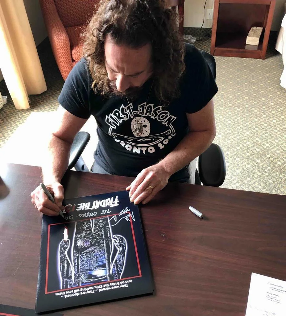 Ari Lehman — Ari Lehman "Jason 1 F13 1980" signed Friday the 13th 8x10 photo ~Beckett BAS COA, изображение 3