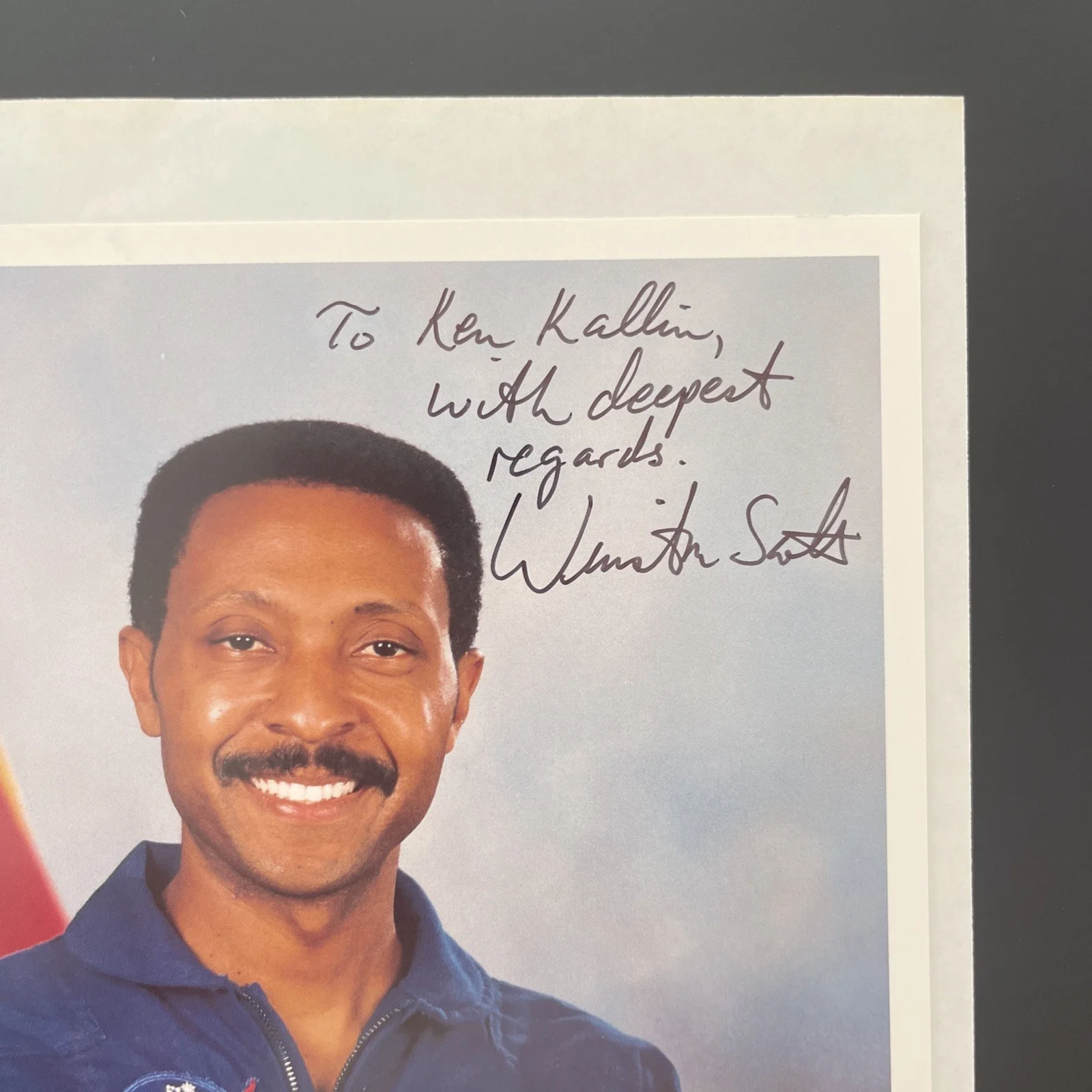 Winston E. Scott: Hand Signed NASA Photograph 8x10 - KSK, image 2