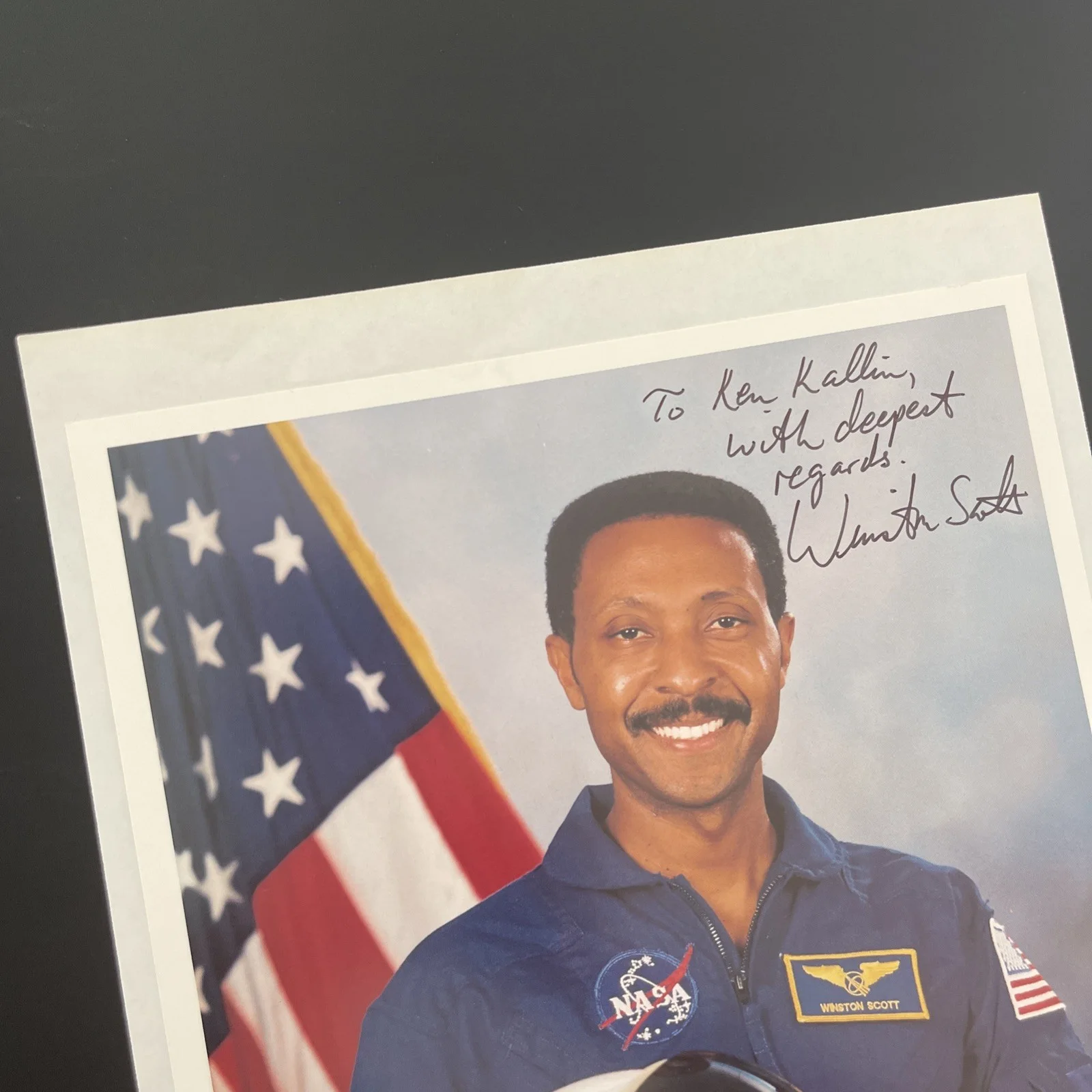 Winston E. Scott: Hand Signed NASA Photograph 8x10 - KSK, image 3