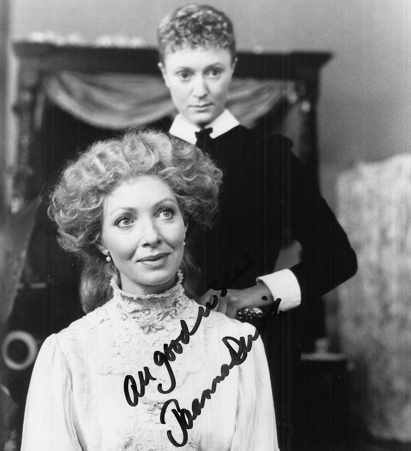 JOANNA DAVID hand-signed LADY MAID'S BELL 8x10 w/ uacc rd coa ORIG '84 PBS STILL, изображение 2