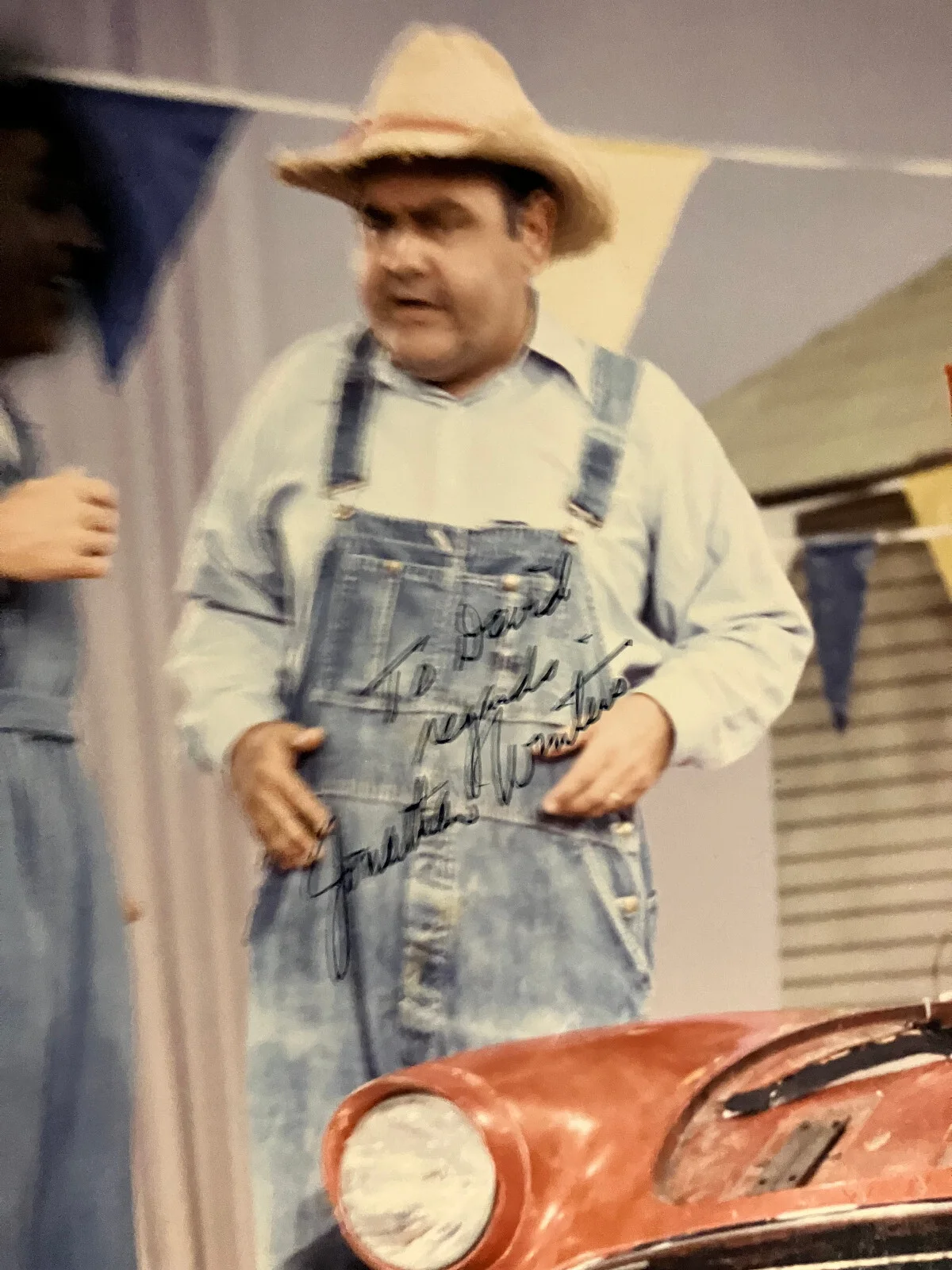 Johnathon Winters — Johnathon Winters Hee Haw Fame Signed 8X10 Color Photo, image 2