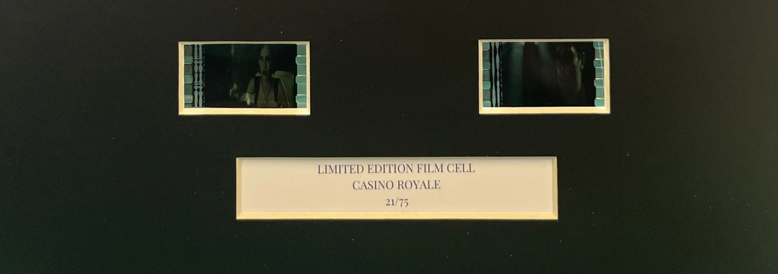 007 JAMES BOND. CASINO ROYALE Omega Seamaster 35mm Film Cell Display, изображение 2