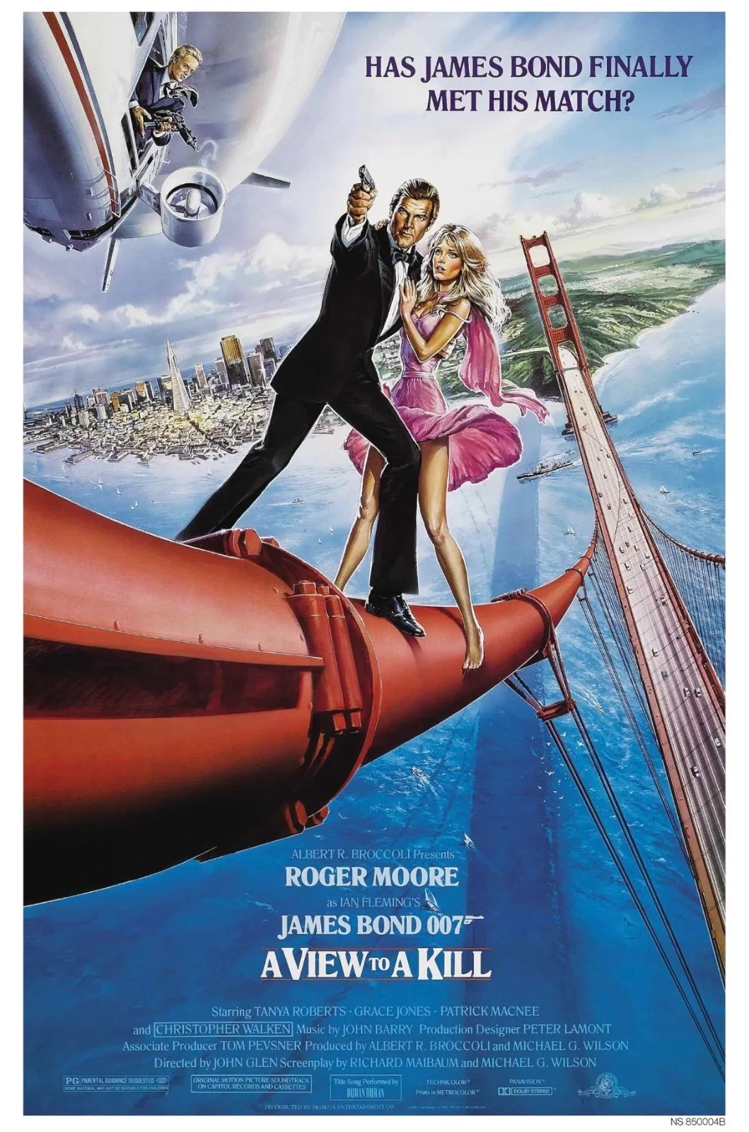 James Bond 007 in A View To A Kill 1985 Rare Unmounted Genuine 35mm Film Cells, image 2
