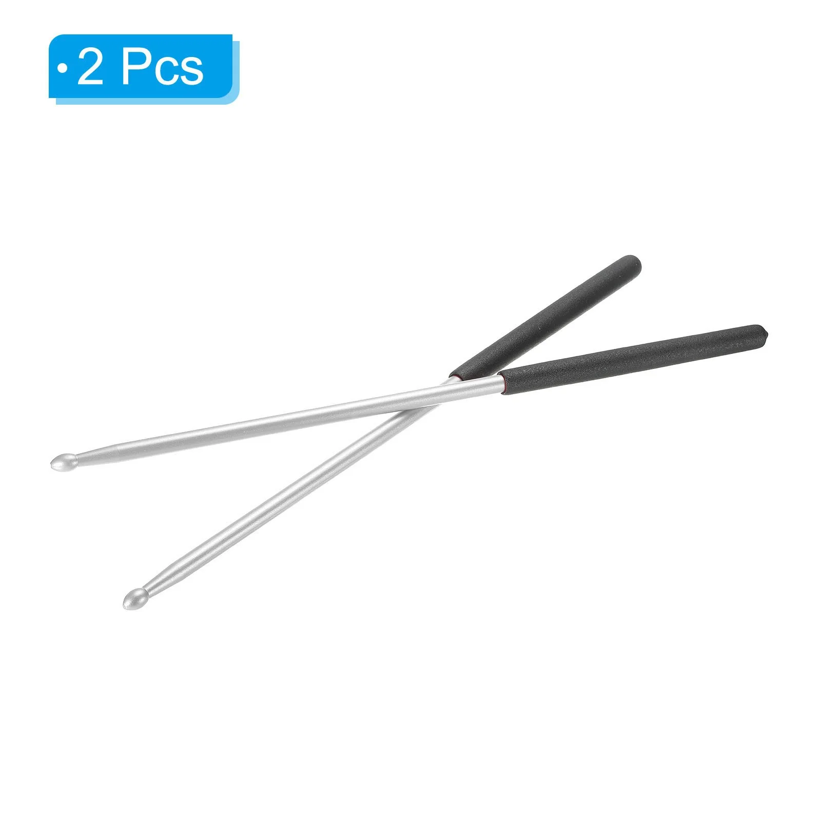 Metal Drumstick 5A Anti Slip Drum Stick for Jazz Drum Silver 1 Pair, image 3