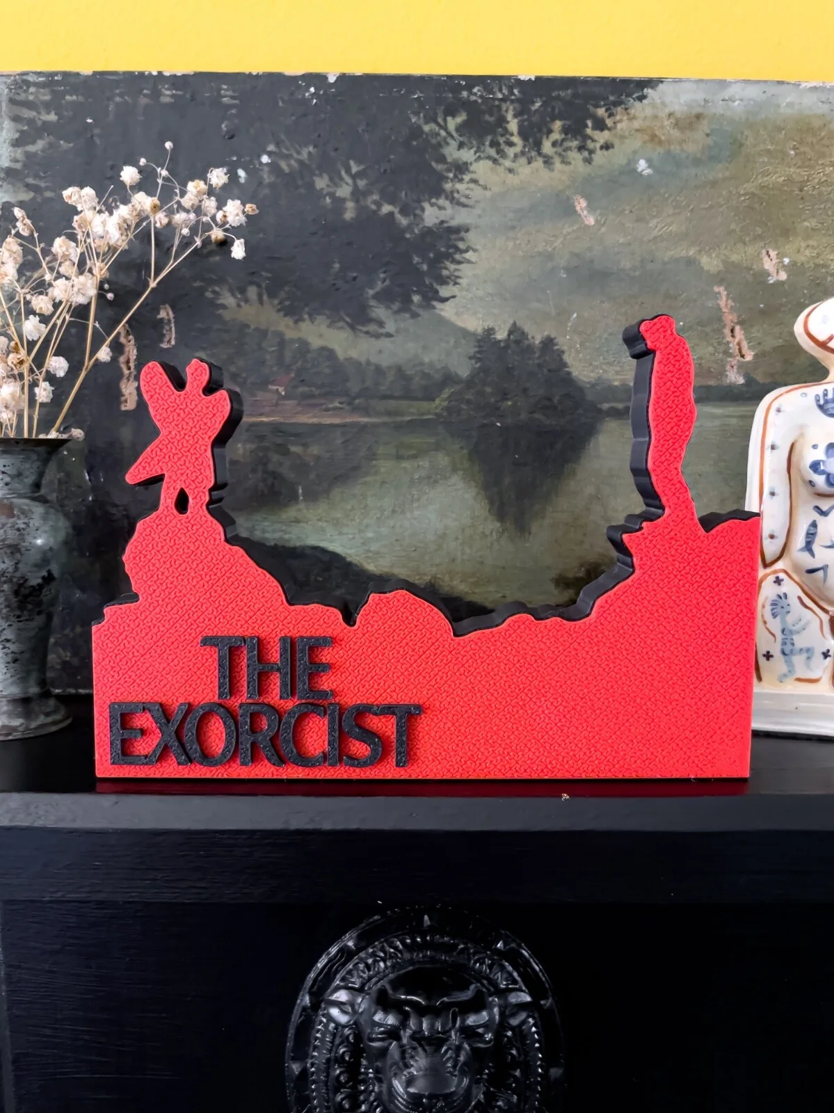 The Exorcist - Pazuzu & Father Merrin 3D Printed Display *FREE UK POSTAGE*, image 2